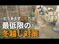 年内に済ませたい最低限の冬越し対策＆庭仕事｜自家製腐葉土を仕込む｜小さな庭のガーデニング