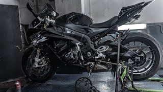 Замена цепи и Звёзд на мотоцикле BMW s1000rr