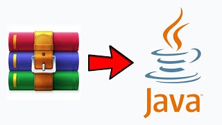 How to Fix Jar files opening as WinRAR Files!