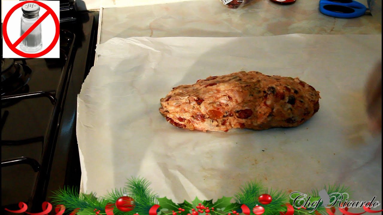 Christmas Pork Sausage Meat With Cranberries And Raisins (Jamaican Chef) | Recipes By Chef Ricardo | Chef Ricardo Cooking