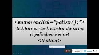 Celebrity XII - IT : LECT 43- JAVASCRIPT : SOP 4 (PALINDROME STRING) Wealth