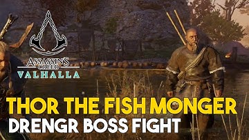 Assassins Creed Valhalla Thor The Fish Monger Drengr Boss Fight