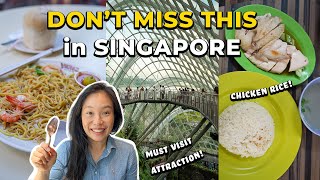 First Plate of Chicken Rice, Gardens By The Bay, Satay Feast & Best Bar in Singapore Vlog! 新加坡美食
