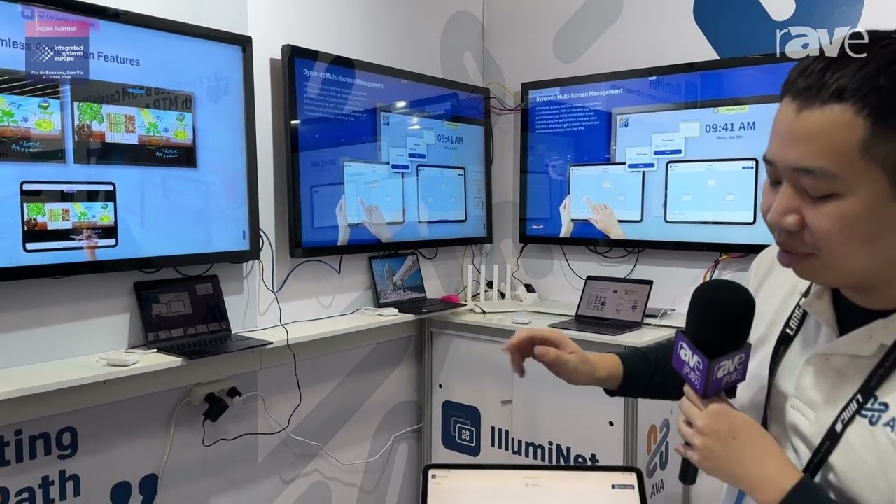 ISE 2025: AVA Features IllumiNet Software-Defined Display Matrix for Wireless Multi-Screen Control
