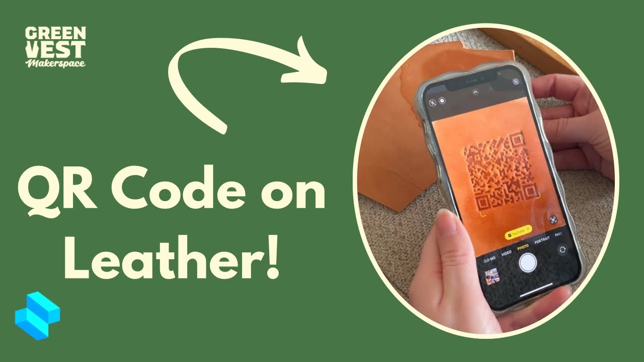 Stamping a QR Code in to Leather // Process // Shapr3D Tutorial