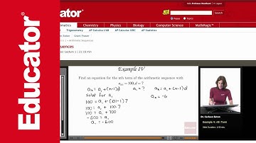 Algebra 2: Arithmetic Sequences