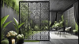 🔩 FOREHOGAR Black PVC Coated Welded Wire Fence | Best Black Lattice Panels 🚧