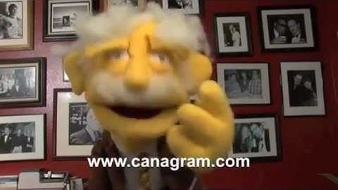 Canagram Canned Greetings with Professor Hans von Puppet