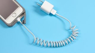 how to coil your own cell phone cord