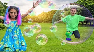 Heidi dan Zidane Bermain Gelembung Sabun 🫧 Petualangan Seru untuk Anak-Anak