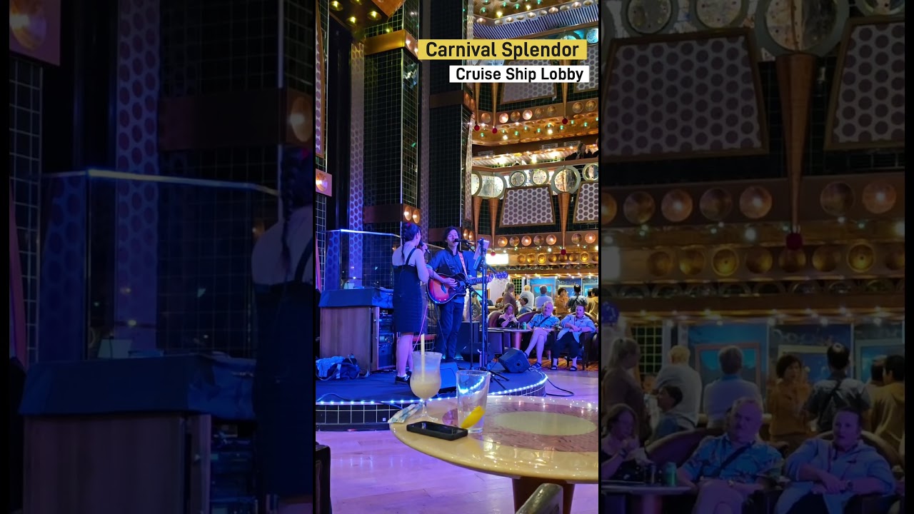 Carnival Splendor Lobby #cruiseship #carnivalsplendor #carnivallobby #cruisetour