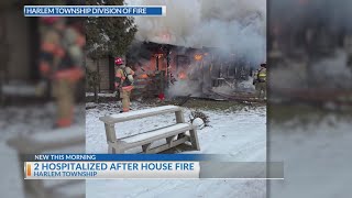 Two injured after Sunbury, Ohio home engulfed in flames