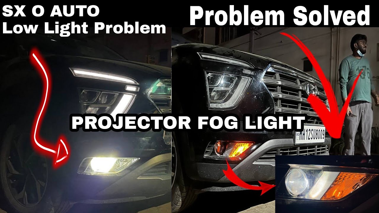 CRETA 2021 PROJECTOR FOGLAMPS BEST LIGHTING FOR TRIO HEADLIGHT