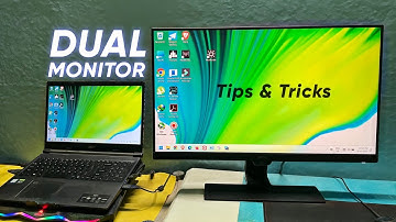 External Monitor Tips & Tricks | Performance Mode | Brightness Control | Dual Monitor Setup