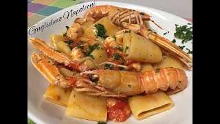 PASTA CON SCAMPI E POMODORINI