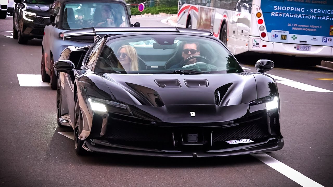 Supercars in Monaco - #CSATW745 | Ferrari SF90 XX, 812 Competizione Aperta, 992 GT3 RS, Revuelto