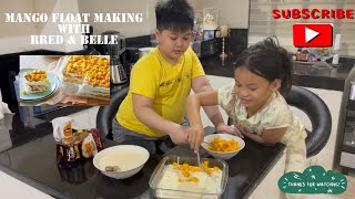 MANGO FLOAT MAKING WITH MY COUSIN BELLE // by RRED