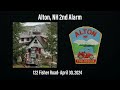 Alton, NH 2nd Alarm Structure Fire Dispatch Audio