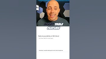 How to make lists and tables accessible in MS Word #MSwordaccessibility #microsoftword2025