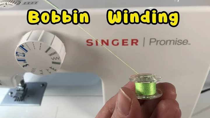 How To Wind A Bobbin On A Sewing Machine  - Beginners Tutorial Singer Promise