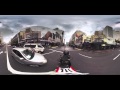 360° VR Experience - Riding a scooter through downtown Auckland, New Zealand