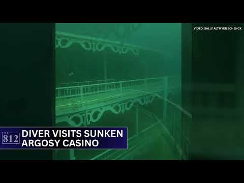 Diver visits sunken Argosy Casino in Alabama