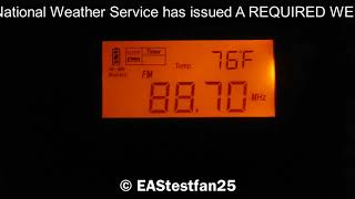 KMMK relaying an NWS Required Weekly Test (EAS #798)