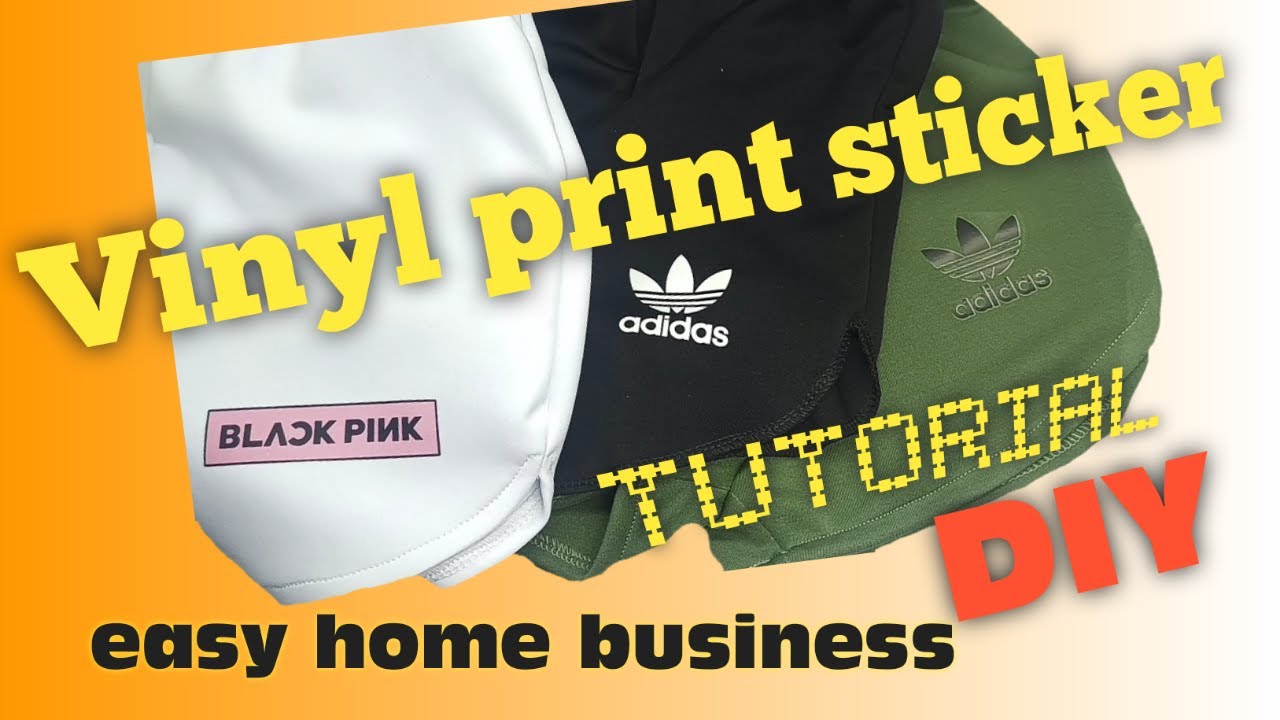 DIY VINYL PRINT ON FABRIC EASY TO APPLY ( mag print gamit flat iron ...