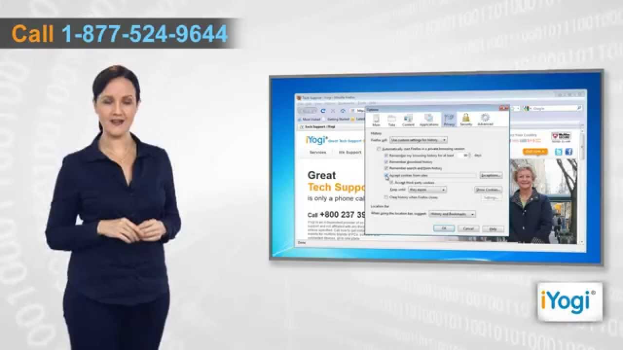 Mozilla® Firefox 3.5: How to enable cookies on Windows® 7 ?