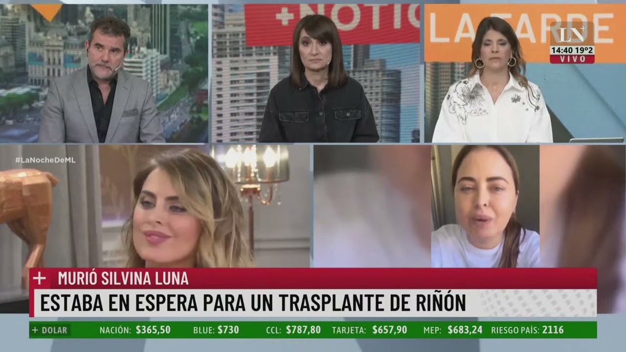 Murió Silvina Luna: tenía 43 años y estaba internada desde el 13 de julio