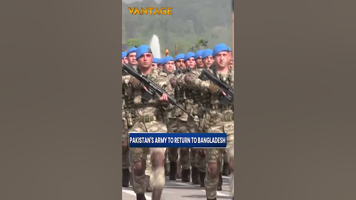 1st Time Since 1971, Pak Army Heads to Bangladesh | Vantage With Palki Sharma