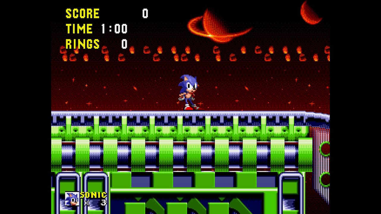Sonic 1 The Next Level (Sega Genesis) - Vizzed.com GamePlay (rom hack ...