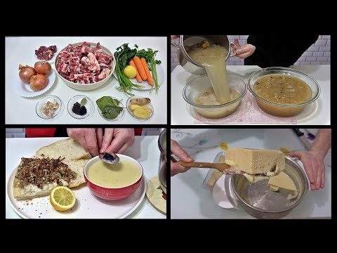 Natural Preparing Collagen Protein Bone Broth | Healthy Soup Recipe With Bone Broth | Immune Booster