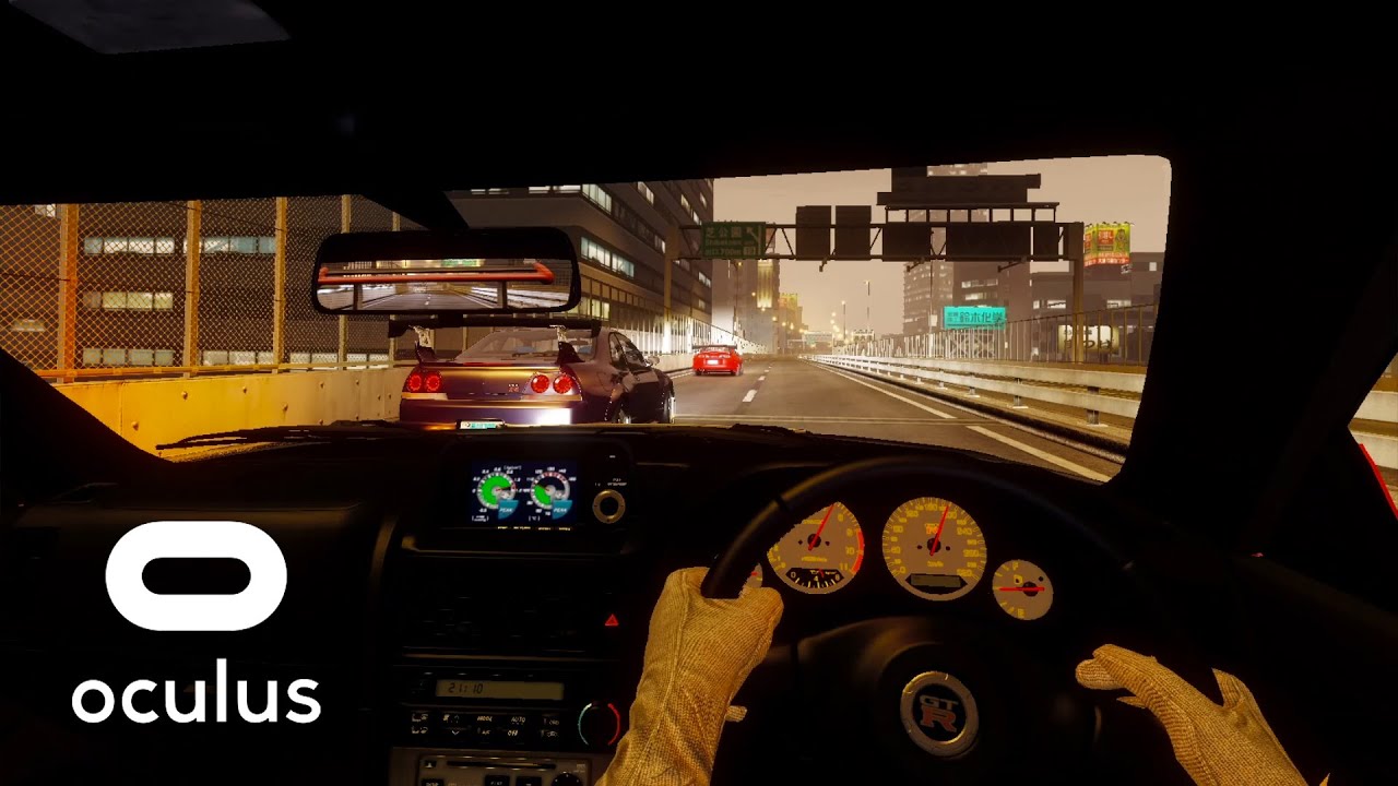 Assetto Corsa - STREET RACING in VR w/ Skyline R34 GTR ! Oculus Rift S ...