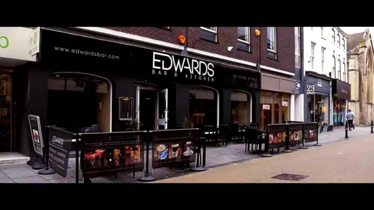 Edwards Bar & Kitchen worcester dragomedia.co.uk YouTube
