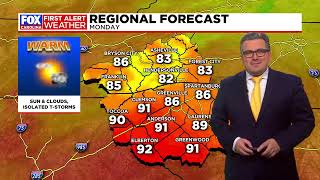 Patchy fog and hit-or-miss storms ahead