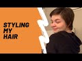 How I style my hair while growing out a buzzcut