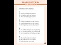 Learn Dutch A1⭐ | Dutch Workplace Sentences 🖥️ | Day 20 Shorts #2