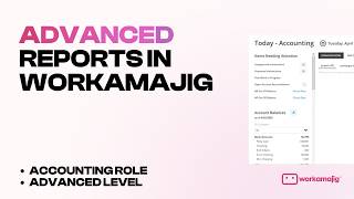 Advanced Reports in Workamajig | Accounting Role, Advanced Level