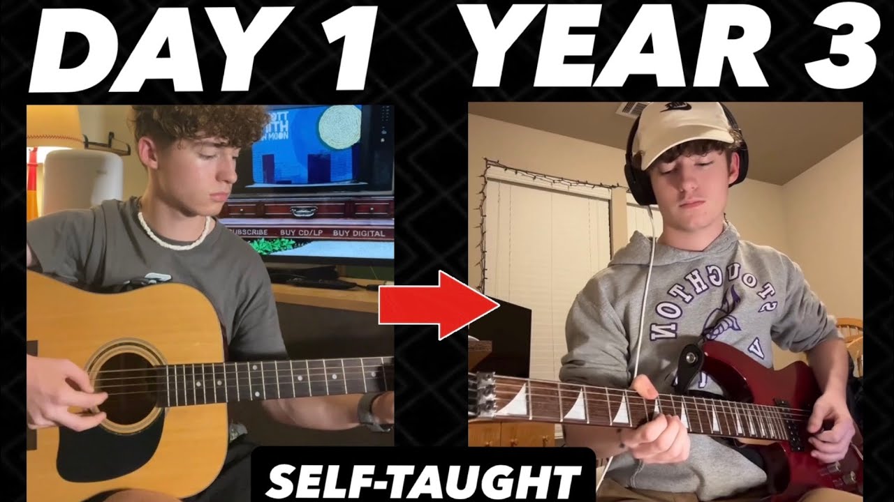 Мой 3-летний САМОСТОЯТЕЛЬНЫЙ курс по игре на гитаре (реалистичный)