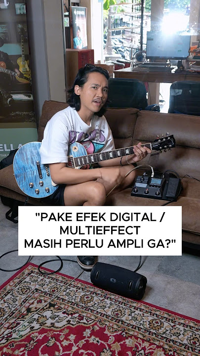 Pake efek digital masih perlu ampli lagi gak? #guitar #effect #digital #zoom