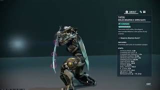 wallpapers Warframe Tatsu Stance 2 handed nikana stance mod