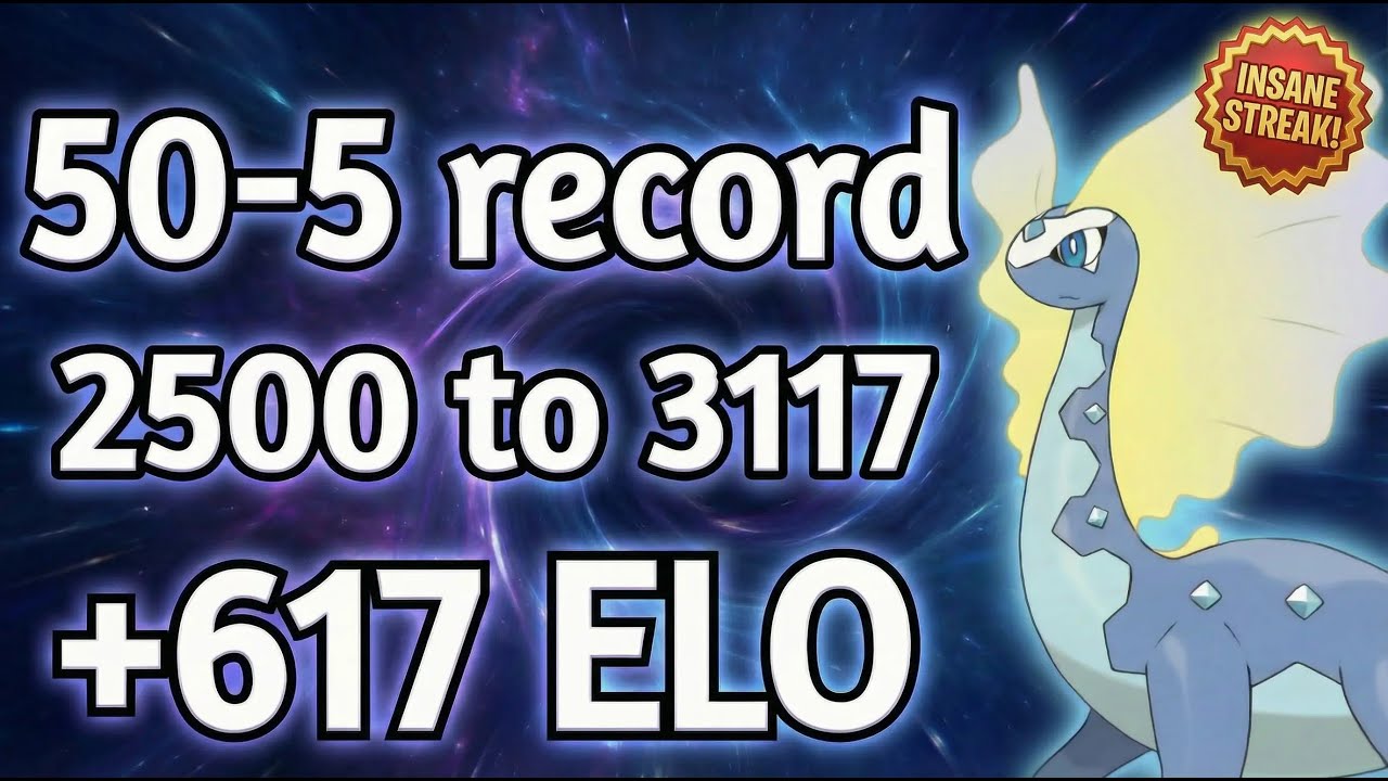 Я вошёл в ТОП-10 МИРА, одержав 50 побед при 5 поражениях, поднявшись с 2500 до 3117 ELO | Pokémon...