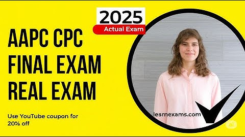 AAPC CPC FINAL EXAM REAL EXAM
