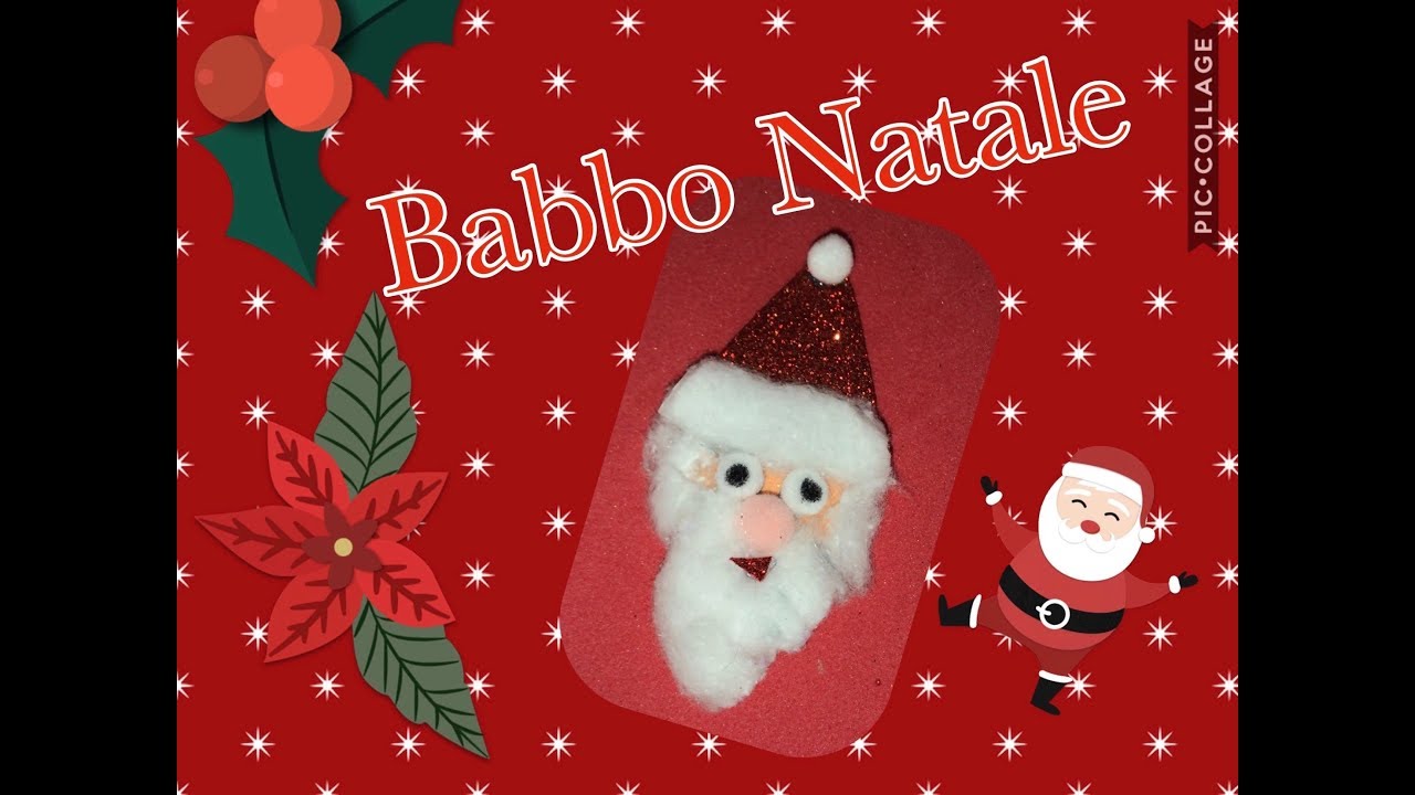 Immagini Natalizie Babbo Natale.Dys Natalizio Tutorial Babbo Natale Youtube