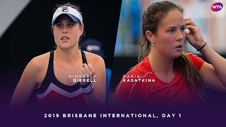 Kimberly Birrell vs. Daria Kasatkina | 2019 Brisbane International Day 1 | WTA Highlights(, 2018-12-31T05:21:10.000Z)