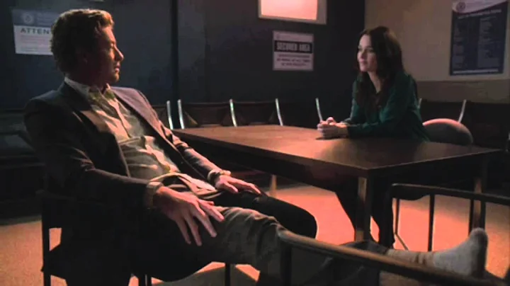 Jane and Lisbon kiss for the first time - "Say it ...