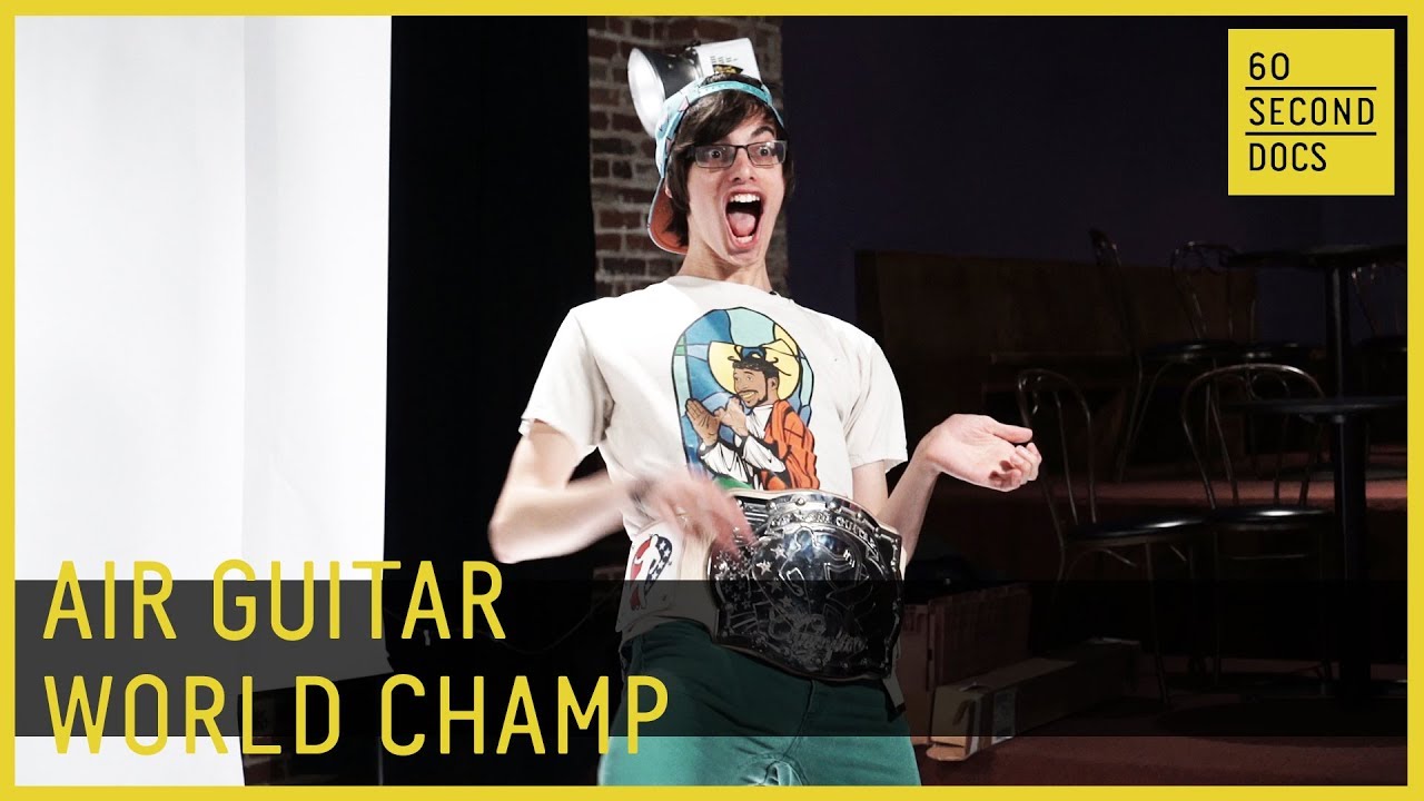 Air Guitar World Champion | Matt “Airistotle” Burns // 60 Second Docs