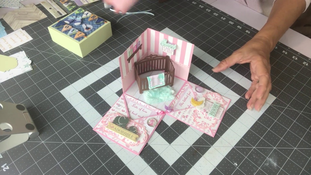 Baby Boy/Girl Explosion Box Tutorial