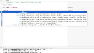 Famous Strings in Swift 3.0 Profile